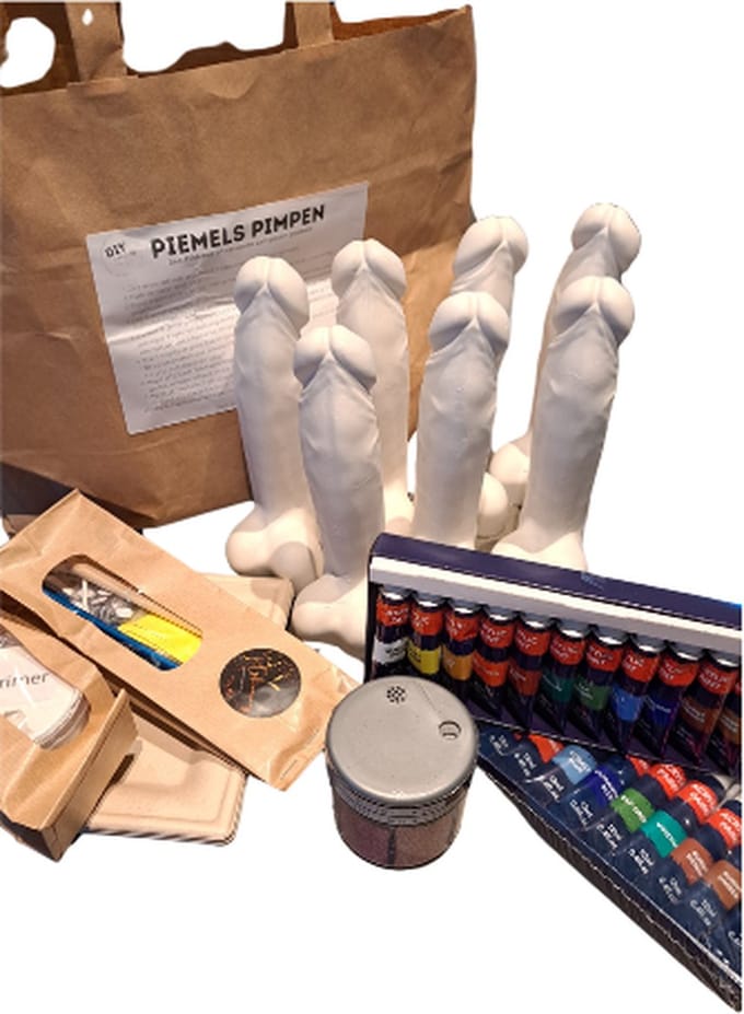 Diyworkshops DIY Piemel Schilder Pakket - Thuis workshop voor vriendinnen