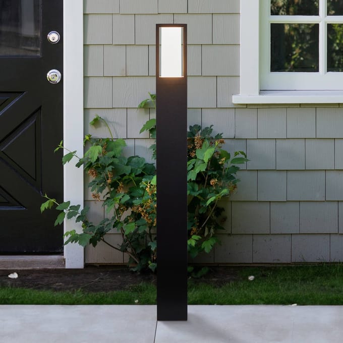 Searchlight Tuinpadverlichting Avenue, zwart, hoogte 73 cm, metaal