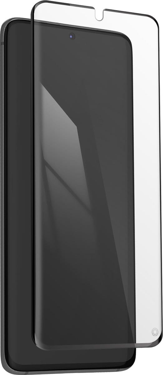 Force Case, Screenprotector geschikt voor Samsung Galaxy S20 Plus - Oleophobic 3D, Transparant zwart