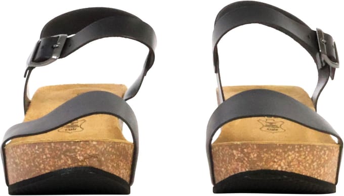 Noga Laura Edge leren sandalen met sleehak