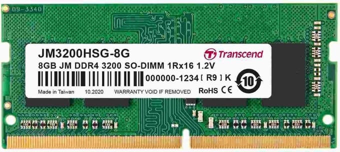 SO DDR4 8GB PC 3200 CL22 Transcend JetRam, JM3200HSG-8G