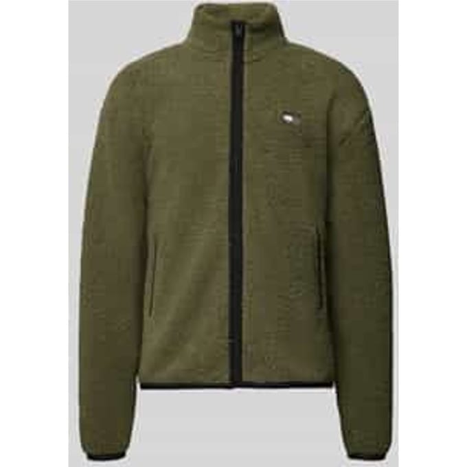 Relaxed fit fleecejack in teddyfleece-look