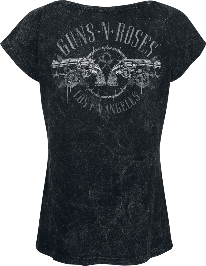 Guns N' Roses Top Hat Dames T-shirt - zwart - L