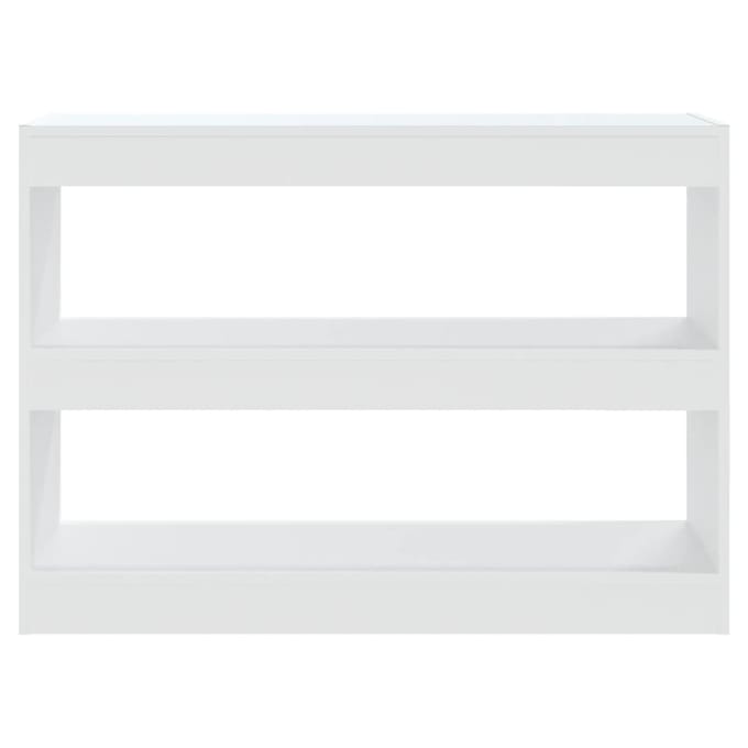 vidaXL - Boekenkast/kamerscherm - 100x30x72 - cm - wit