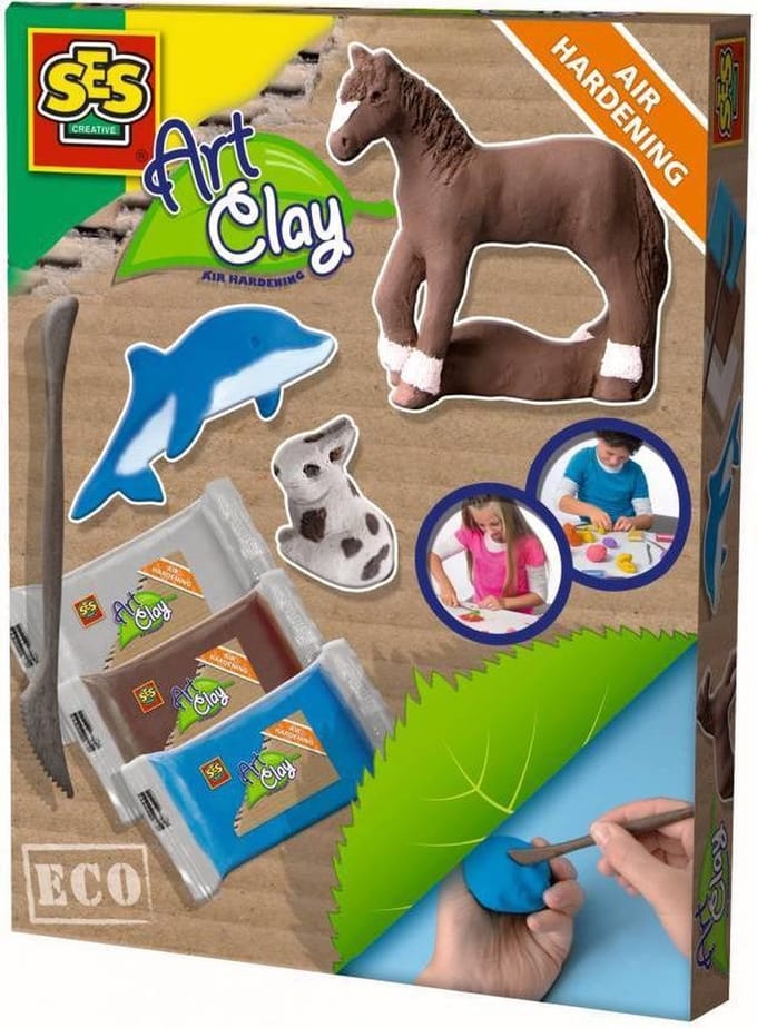SES ECO Art Klei Natuurtinten