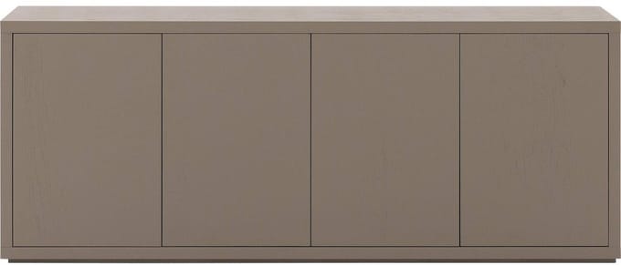 Goossens Dressoir Barcelona, 4 Deuren - Hout Bruin