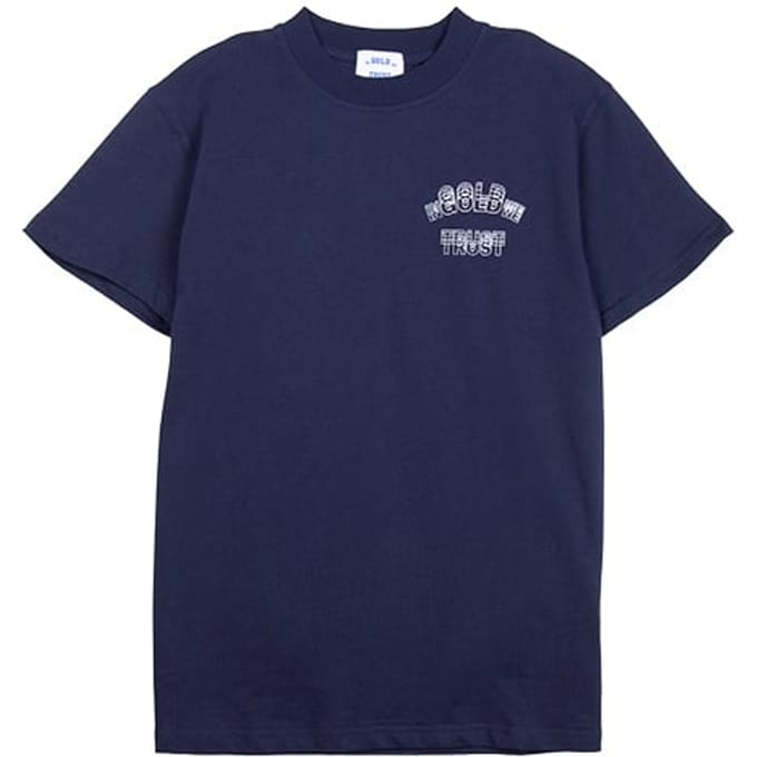 In Gold We Trust The Lines Teeblue Größe: M | Hemden Outlet | Unisex | Blau