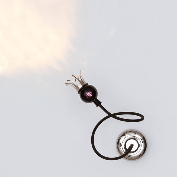 Serien Lighting Bloeiende design wandlamp Poppy met flexibele arm