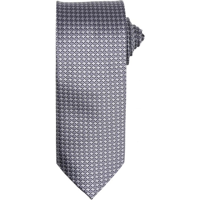 Premier Puppytooth Stropdas (Zilver)