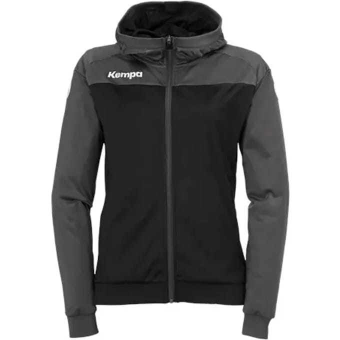 Kempa Prime Multi Jacket Dames - sportvest - zwart/grijs