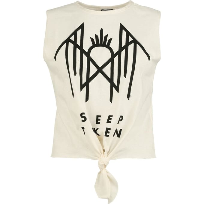 Sleep Token Top - Amplified Collection - Crystalina Logo - S tot XL - voor Vrouwen - gebroken wit