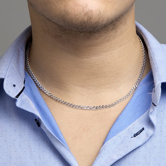 Collier Geslepen Gourmette 4,3 Mm