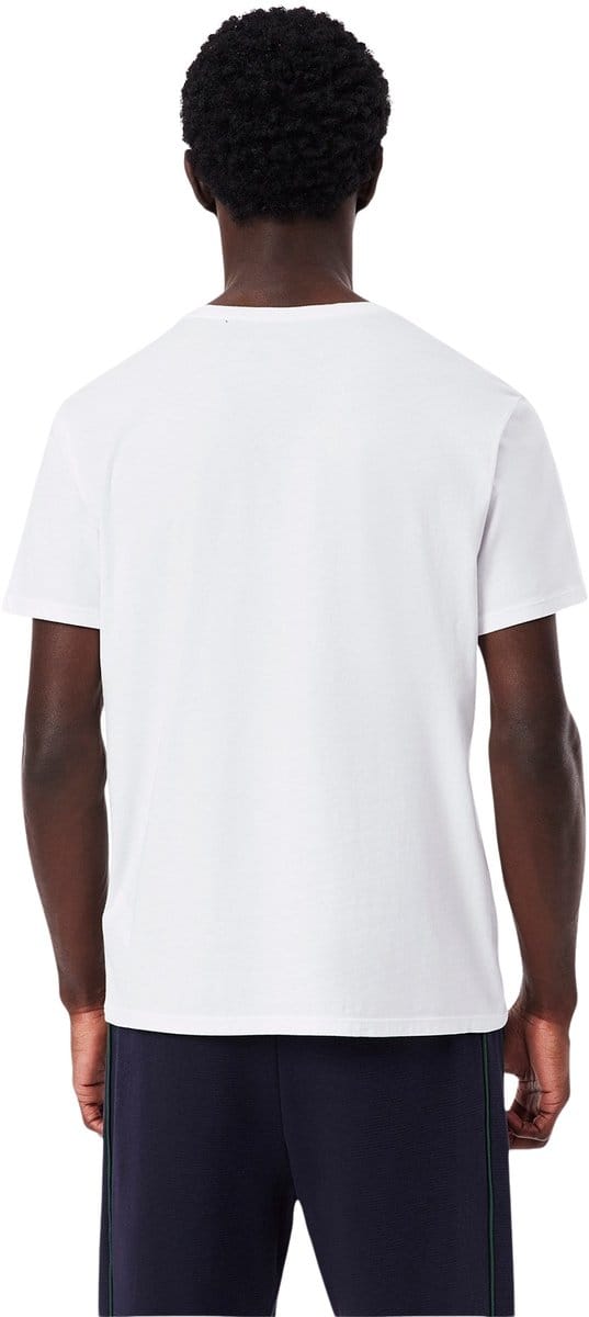 Lacoste heren 3P V-hals shirts basic wit