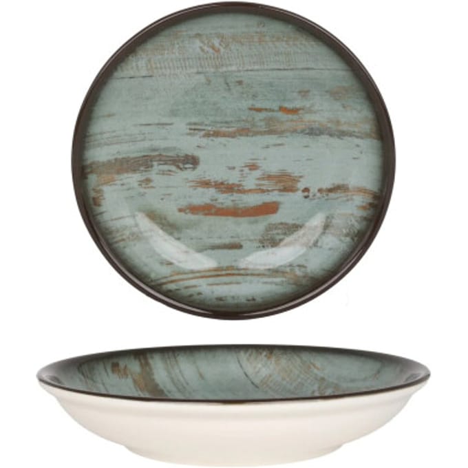 Bonna Diepbord - Madera - Porselein - 20 cm (500cc) - set van 6