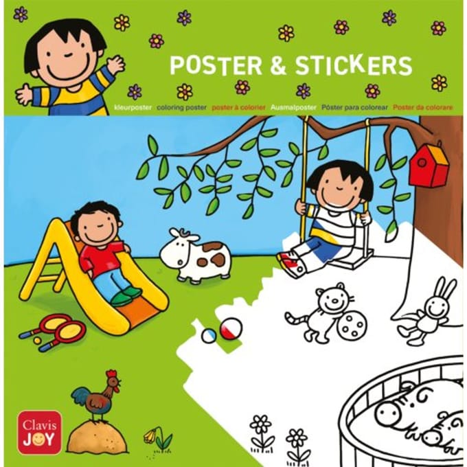 Kleurposter Anna en de lente