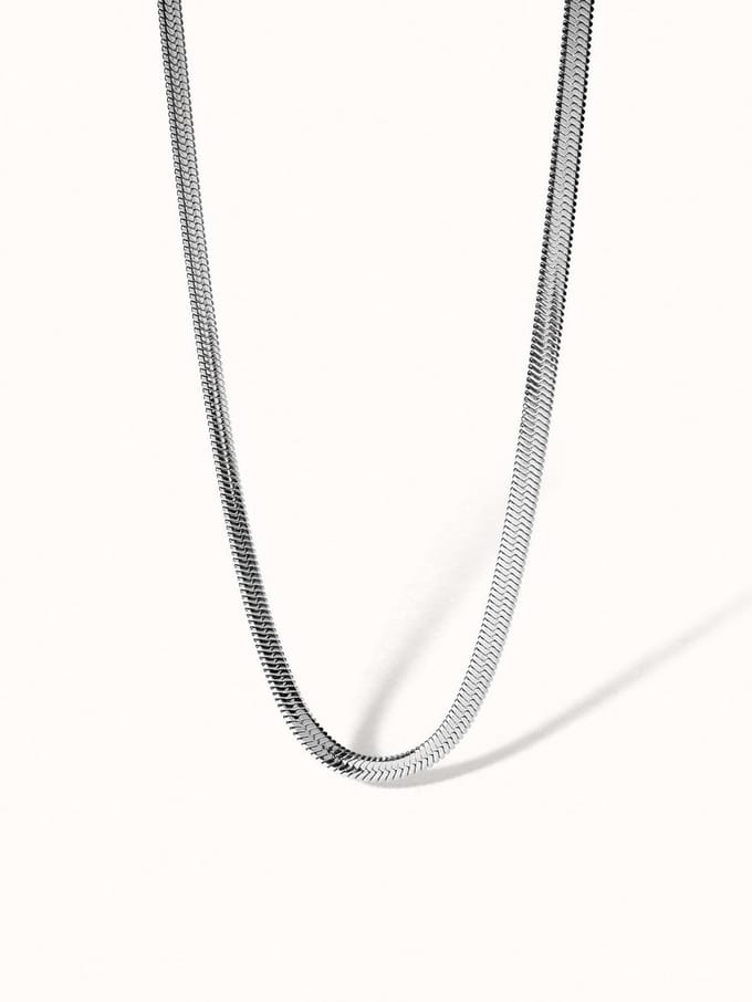 PURELEI I`lalo Kette Silver Größe: OS | Halsketten Outlet | Damen | Grau