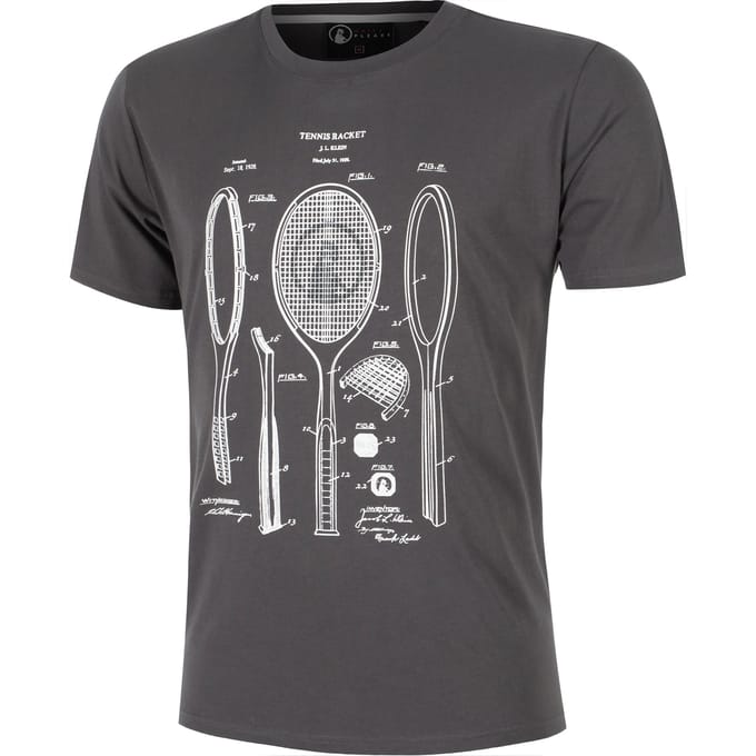 Quiet Please Endlessly Rackitecture T-shirt Heren-Antraciet,Wit