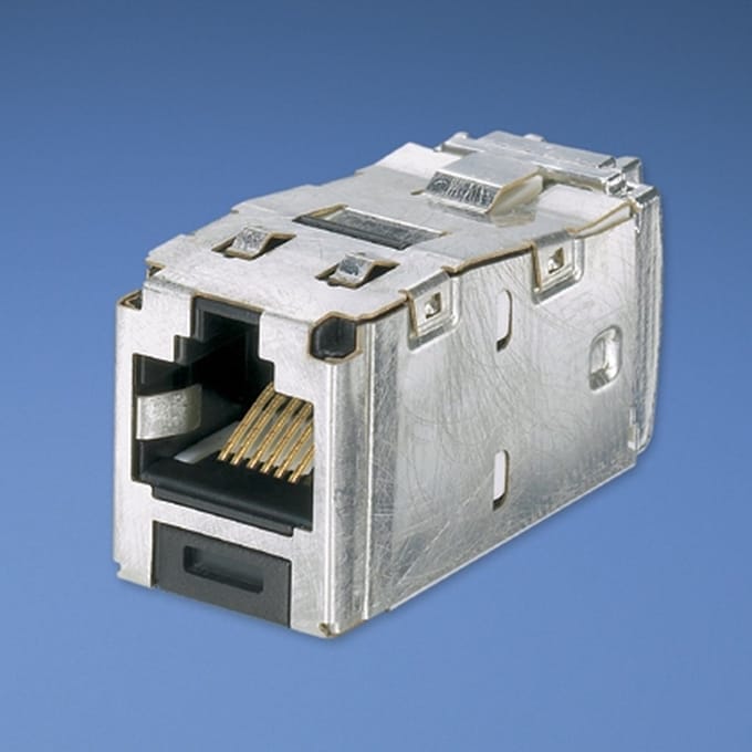 PANDUIT Mini-com module cat 6a shielded 8 pos 8 wire universal.