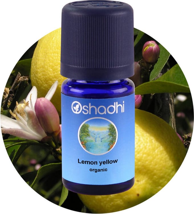Oshadhi Citroen; Citrus limonum (organic) - 5 ml - etherische olie