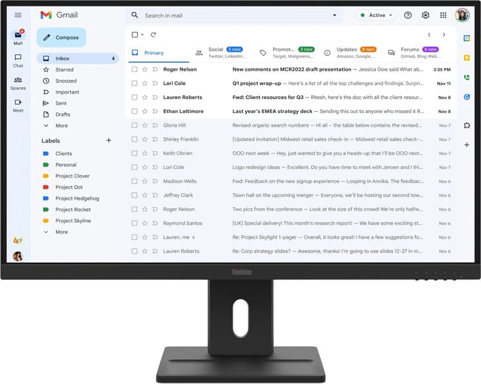 27" Lenovo ThinkVision E27-40 - 1920x1080 (FHD) - 1920x1080 (FHD) - IPS