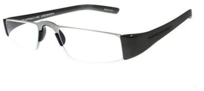 Leesbril Porsche Design P8801f-Zilver-+1.00