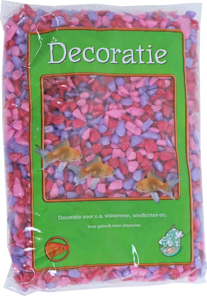De Boon Gravel Glitter Mix 1KG Roze