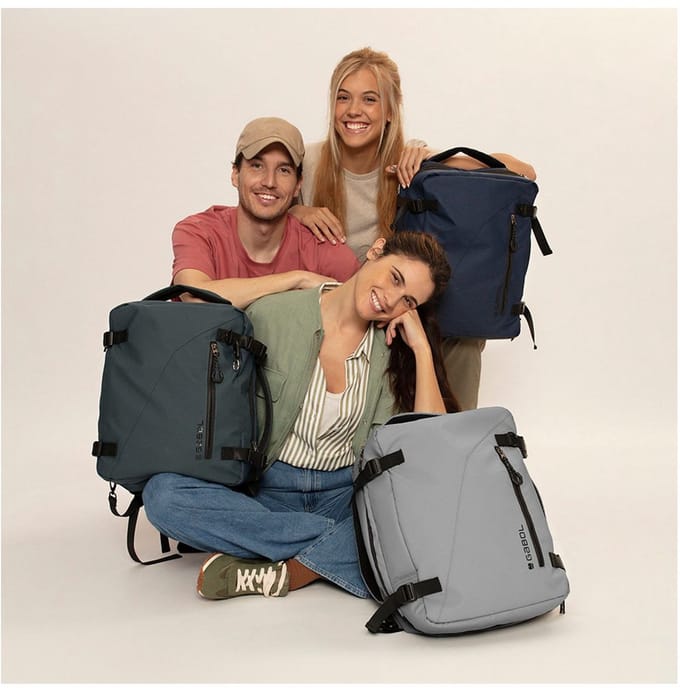Gabol Canada Cabin Backpack XS grijs 40x30x20 cm Underseat Handbagage