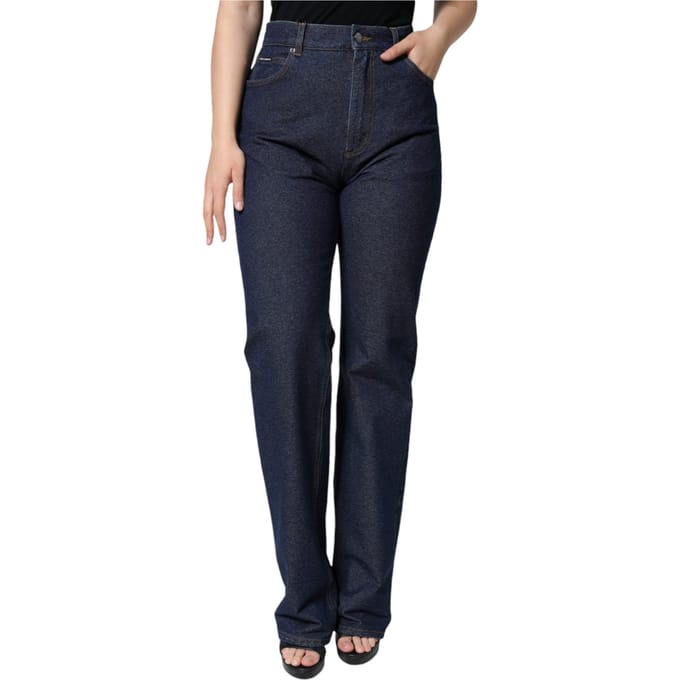 Hoge taille rechte jeans Pan74025
