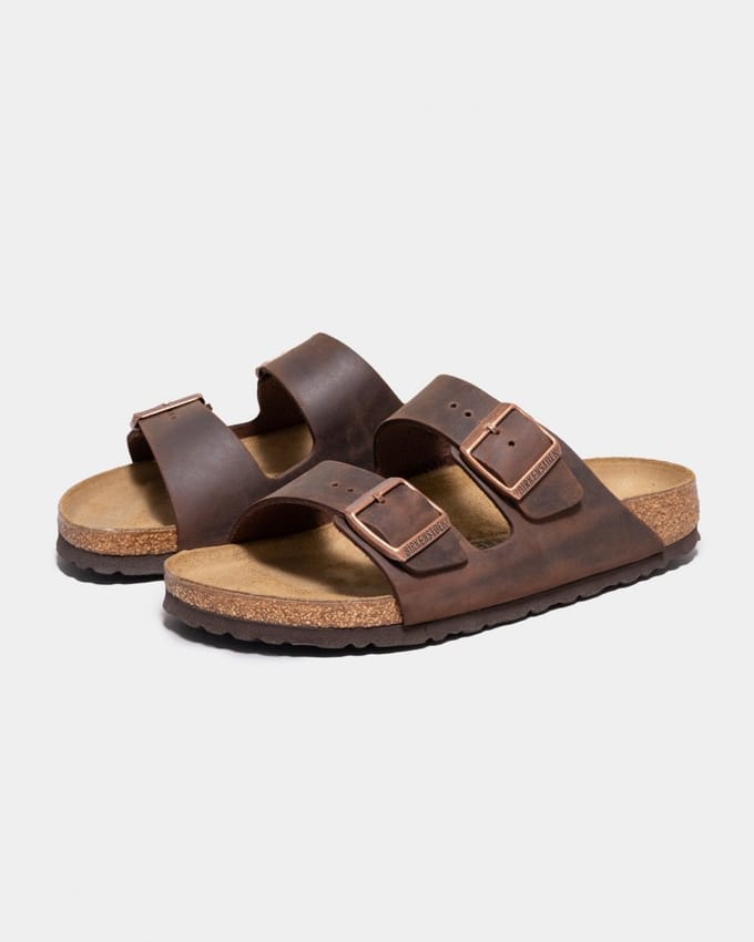 Birkenstock Arizona FL Narrow Unisex Slippers - Habana - Maat 41
