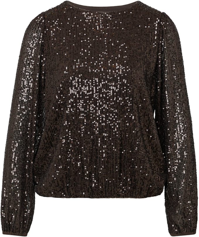 Comma  Blouses Brown Taglia: 46 | Maglie a manica lunga Outlet | Donna | Marrone
