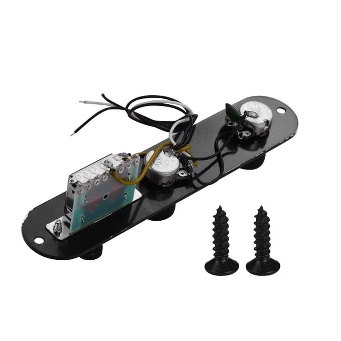 Tele Guitar Telecaster Pannello di controllo en sostituzione manopole per zilver