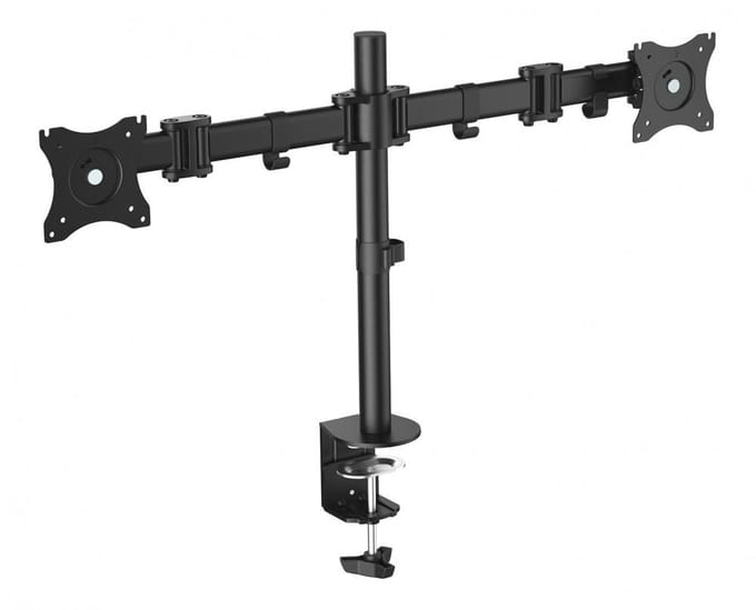 Fonestar STM-6211N - Support de bureau pour deux moniteurs de 13  à 27 , Fonestar noir