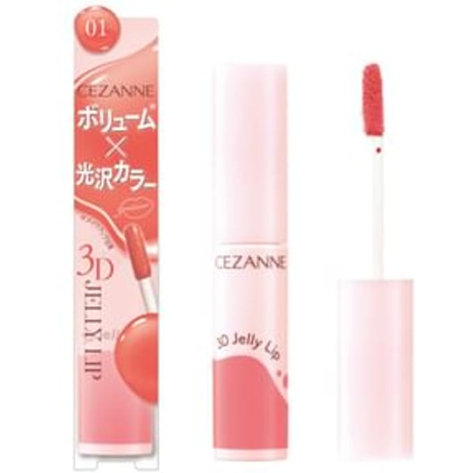 CEZANNE - 3D Jelly Lip 01 Peach Melba