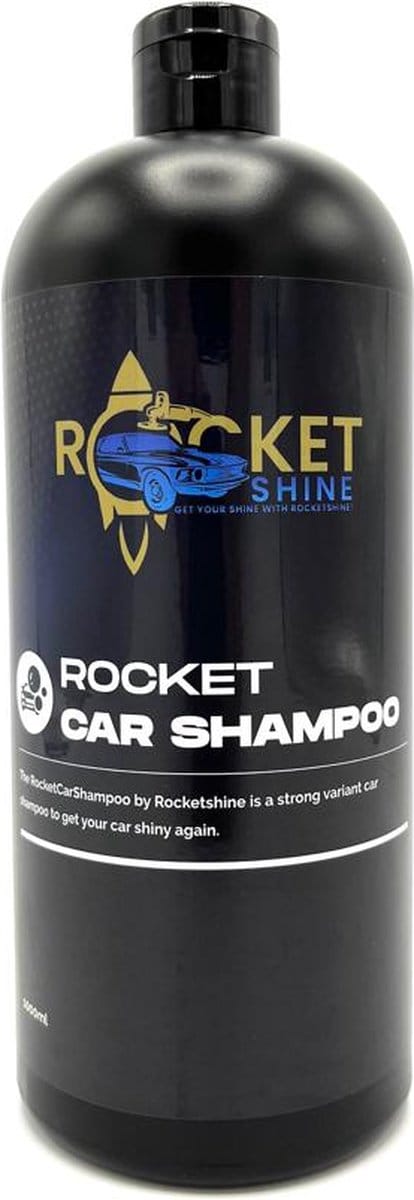 Rocketshine Auto Shampoo – pH-Neutraal, Hoogschuimend & Lakvriendelijk – Professionele Autoshampoo 1L