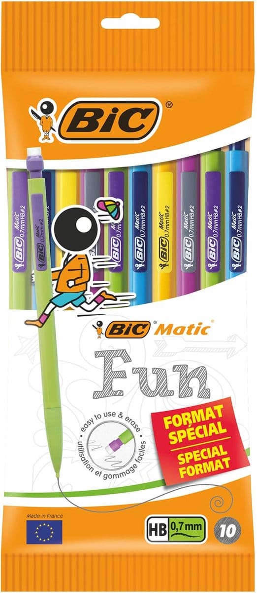 Bic Matic vulpotlood Fun 0 | 7 mm | ophangzakje van 10 stuks