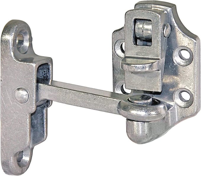 Zware Aluminium Deur Hold Back - 2 Inch Haak en Keeper
