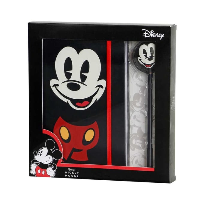 Karactermania - Disney - Mickey Mouse - Dagboek - Notitieboek - Planner - Schetsboek en Balpen