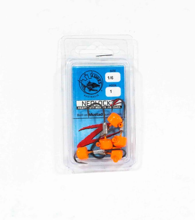 Tackle Tactics TT Nedlockz HD Jighead Oranje 1/6 1 5/pack (7540) blue