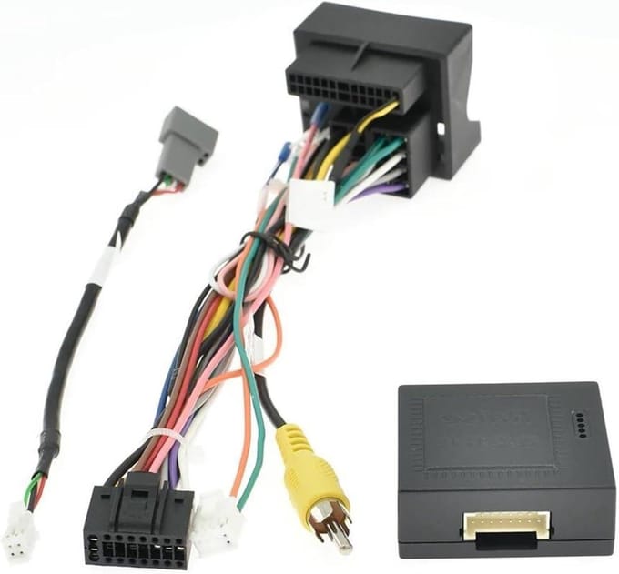 Achteruitrijcamera Adapter - CANBUS Decoder Box - Veilig Parkeren - Naadloze Integratie - 16 Pin - Zwart