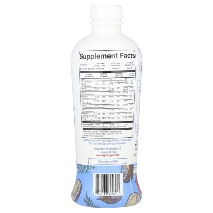 MaryRuth's, Multiminéraux liquides de nuit, Coconut Dream, 30 fl oz (887 ml)