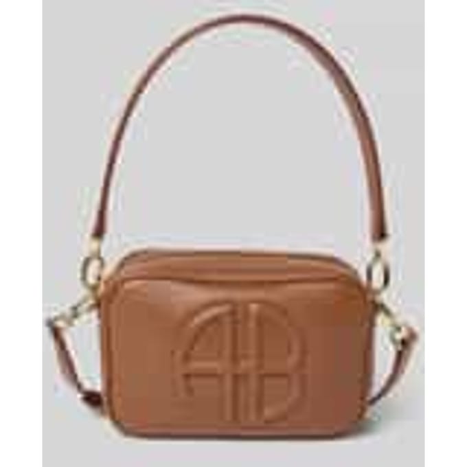 Handtas met labeldetail