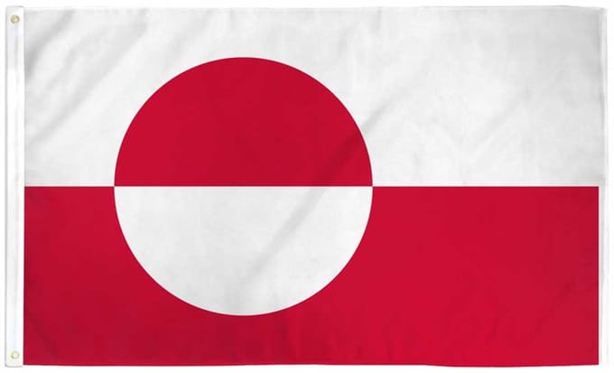 Go Go Gadget - Vlag Groenland - 90x150cm