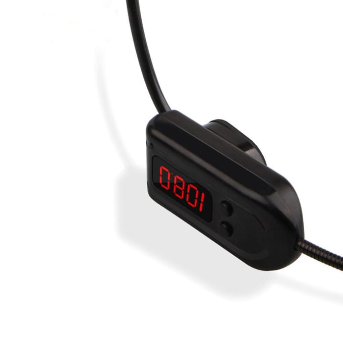 Handsfree Draadloze FM Condensator Microfoon Headset Megafoon Radio Microfoon voor Verkoper Leraar Host zwart