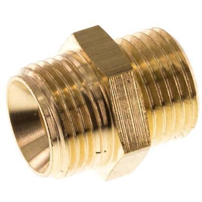 M16x1.5 x G 3/8'' Messing Borstnippel 16 Bar [2 Stuks]