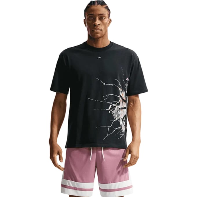 Nike Basketball T-shirt Zwart K010