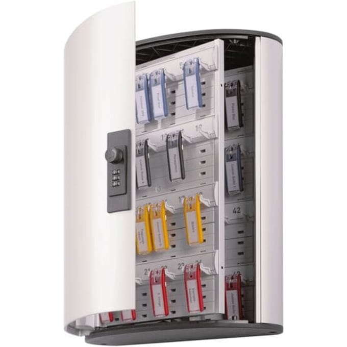 Durable Sleutelkast KEY BOX CODE 197623 Aantal haken 48 Zilver