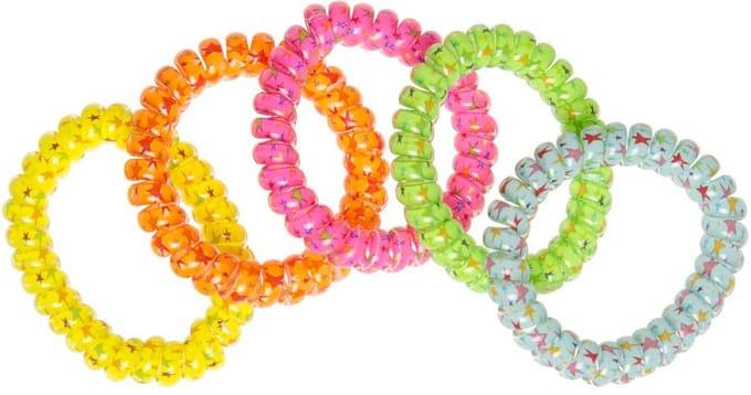 Duckiez Armband Neon sterretjes - 1 stuk
