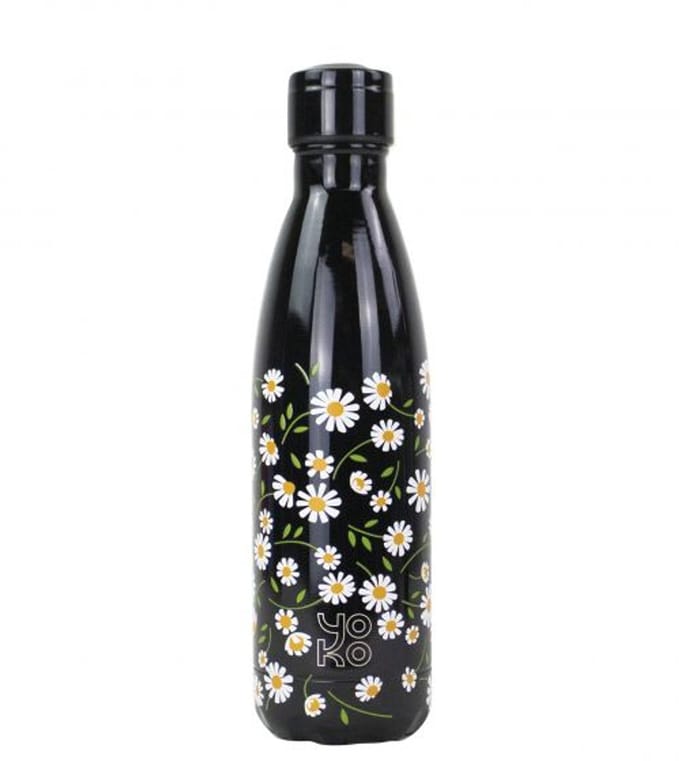 Yoko Drinkfles daisy isotherm 500ml 1 Stuks