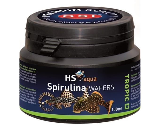 HS Aqua Spirulina Wafers - 100ML - Algentabletten - Aquariumvoer