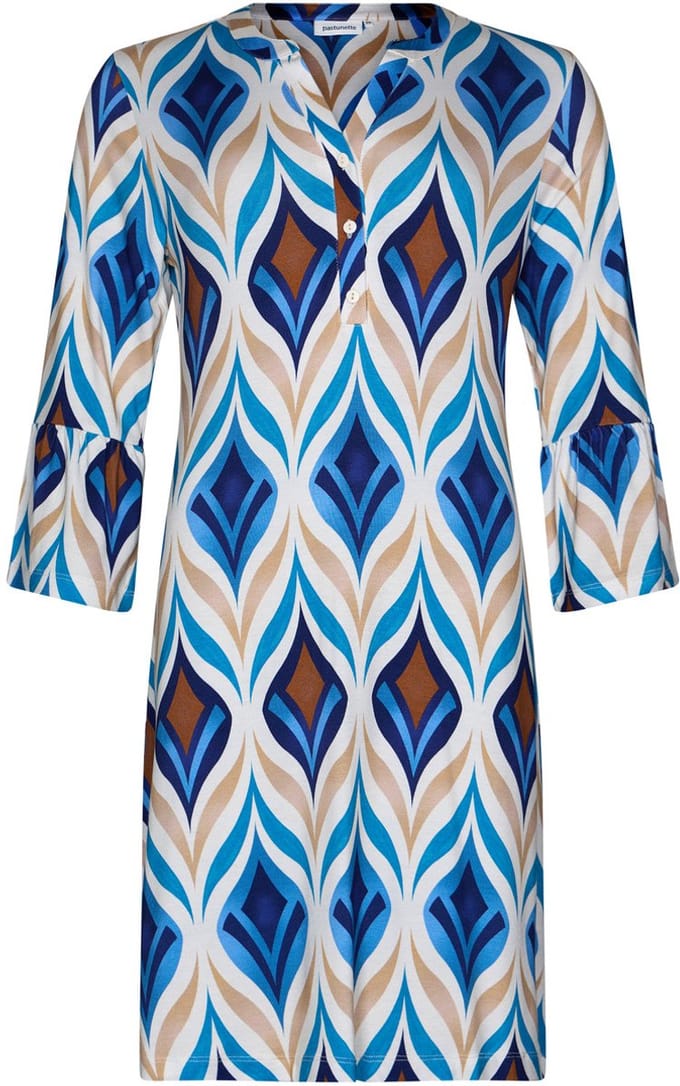 Pastunette Jurk Ocean Drift - Viscose - Driekwart Mouw - Maat 36